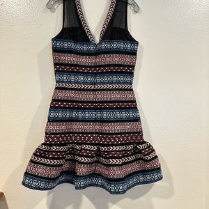 Bebe evening mini colorful dress